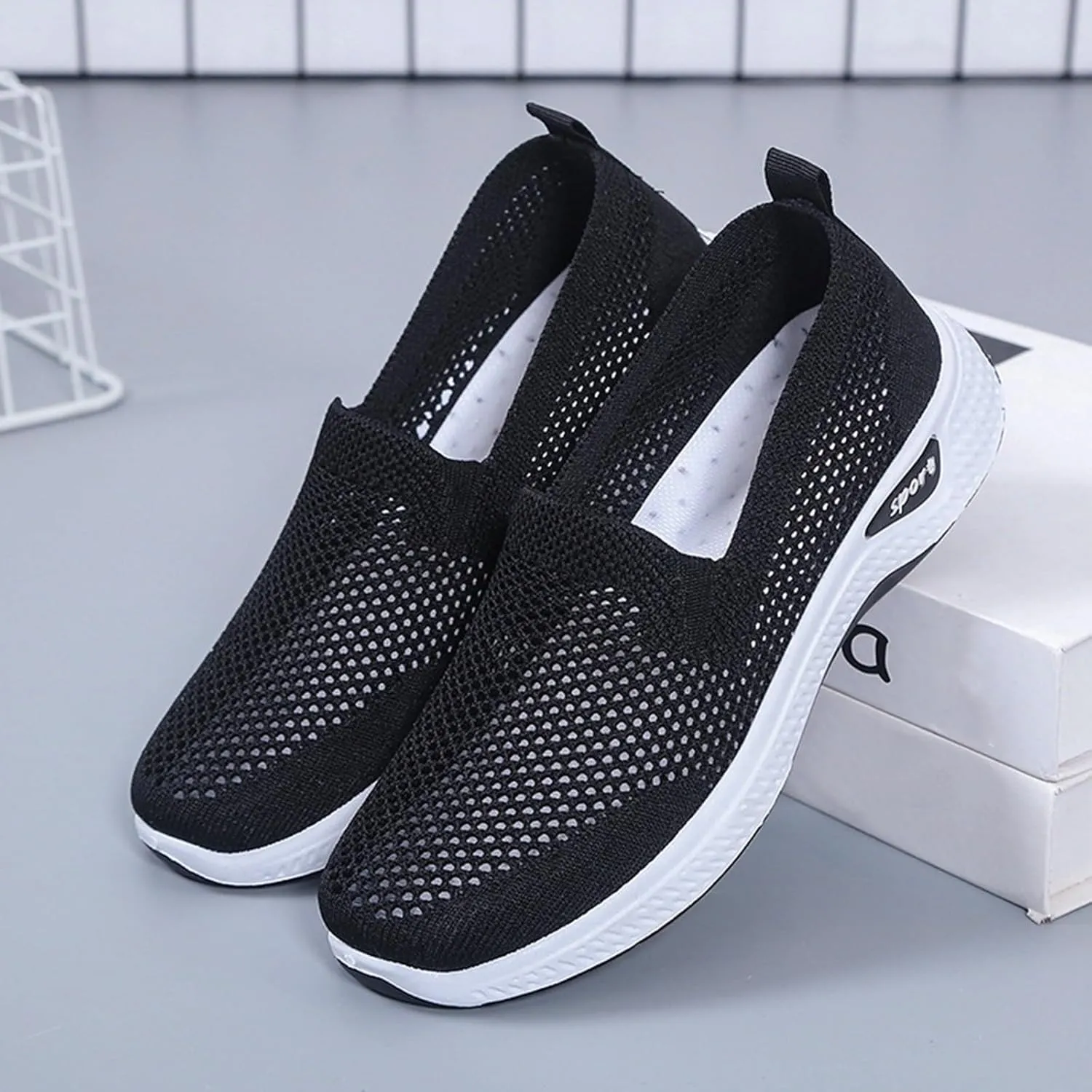 Mens Casual Dress Shoes Fashion Mesh Oxfords Business Walking Work Sneakers Comfortable Lightweight Cushion Sneaker