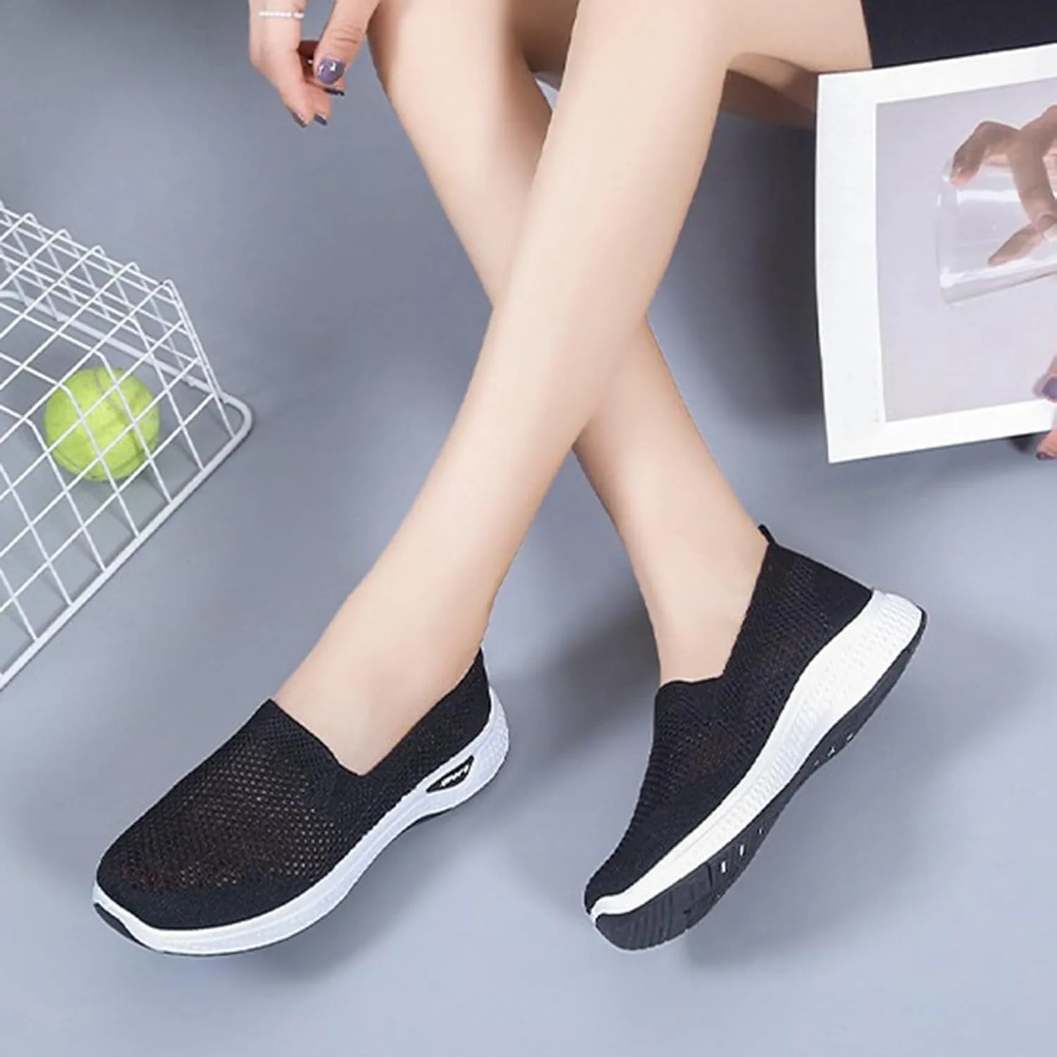 Mens Casual Dress Shoes Fashion Mesh Oxfords Business Walking Work Sneakers Comfortable Lightweight Cushion Sneaker