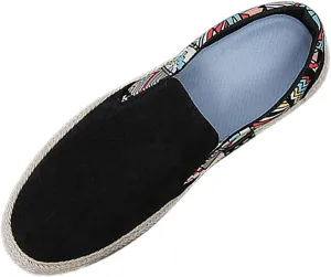 Men's Casual Low Boots Canvas Slip On Shoes in Spring and Summer Men Casual Driving Shoes