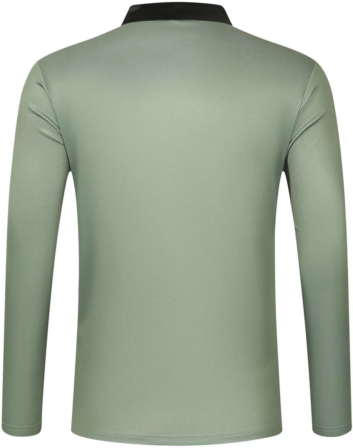 Mens Color Block Polo Shirts Long Sleeve Button Down T Shirts Comfy Slim Fit Golf Shirts 2025 Summer Shirts Trendy