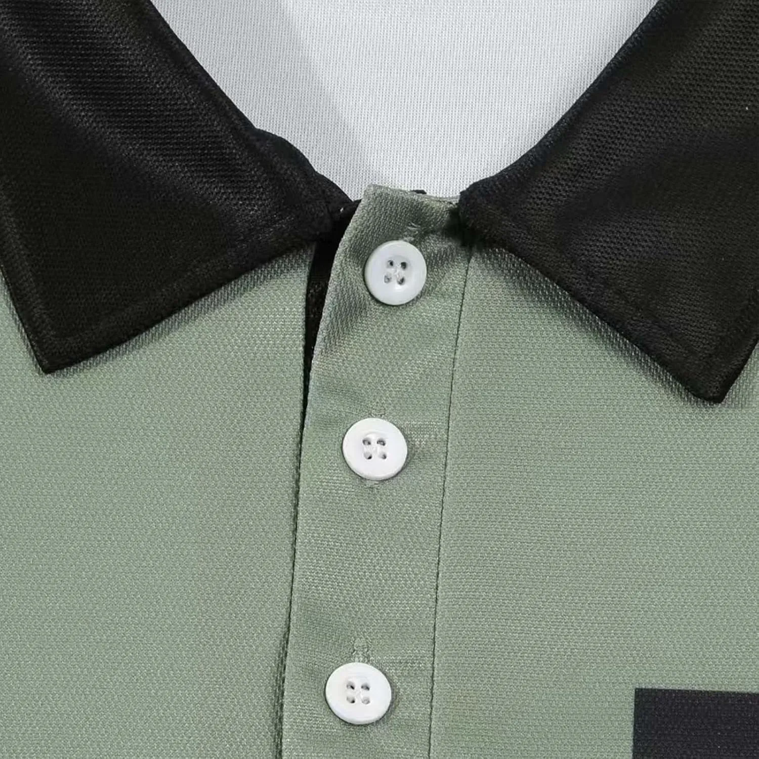 Mens Color Block Polo Shirts Long Sleeve Button Down T Shirts Comfy Slim Fit Golf Shirts 2025 Summer Shirts Trendy
