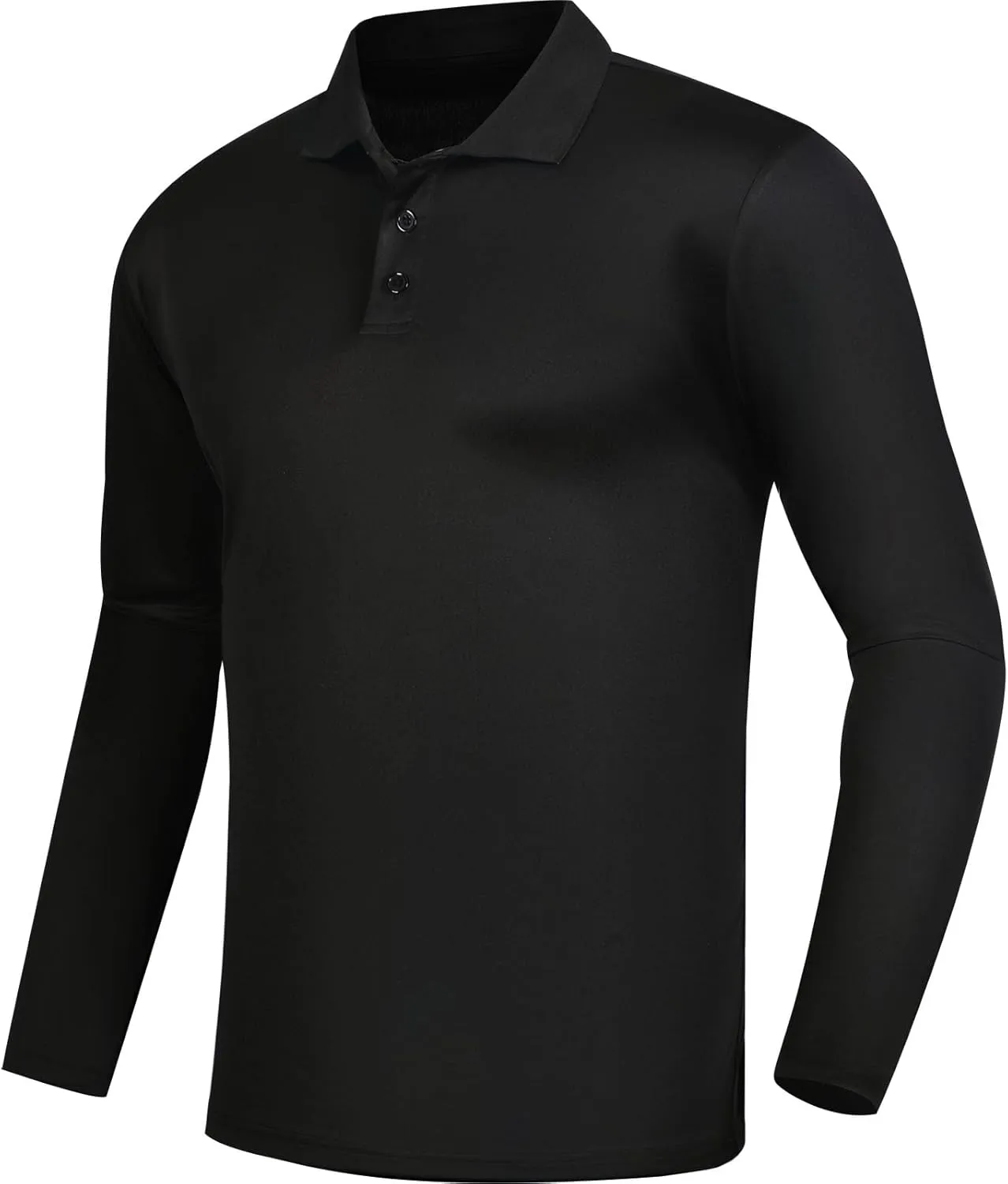 Men's Golf Polo Shirts,1 Pack/4 Pack Long Sleeve Quick Dry Athletic Casual Performance Collar Shirts for Men