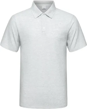 Men's Golf Polo Shirts,Casual Regular Fit Dry Fit Short Sleeve Moisture Wicking Collared T-Shirt(Order A Size Up)