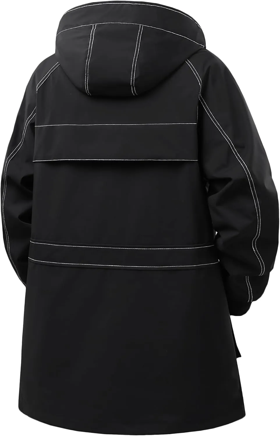 Men's Hooded Softshell Jacket Waterproof Lightweight Insulated Windbreaker Fleece Lined Rain Shell Jacket