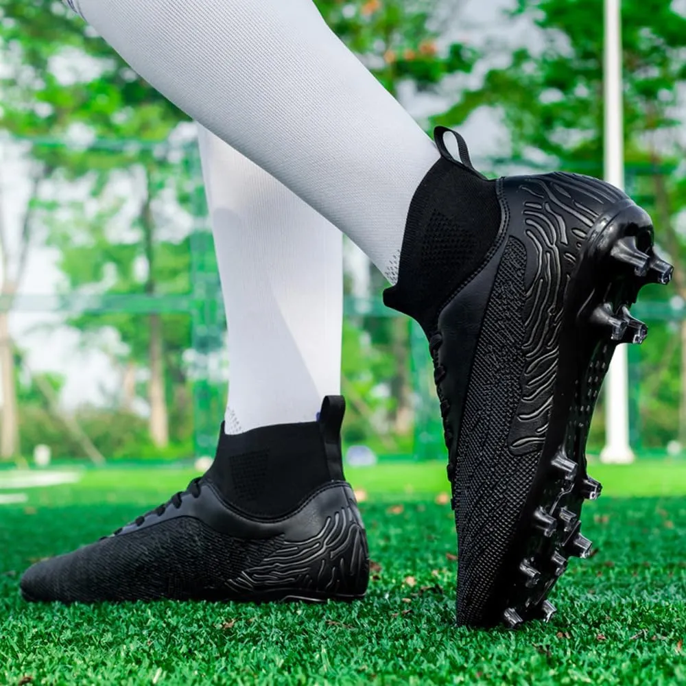 Men's Lightweight Soccer Cleats for Football Training: Non-Slip Professional Futsal Shoes - Futsal Shoes for Youth