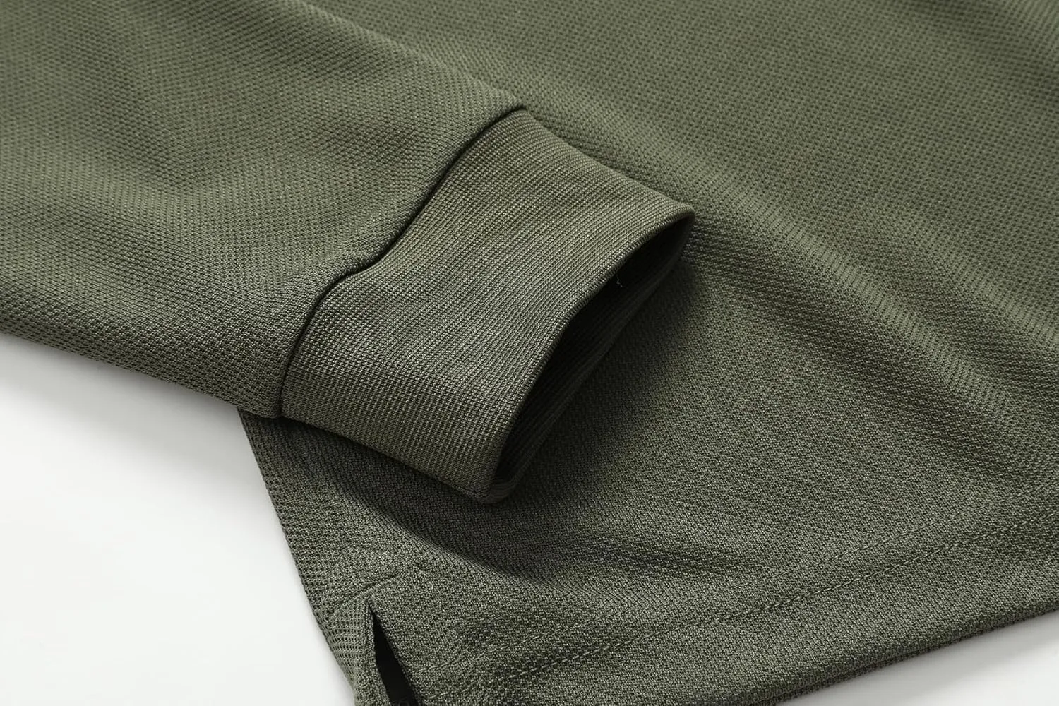 Men's Long Sleeve Polo Shirt Quick-Dry Performance Tactical Golf Shirts Regular-fit Jersey Tennis Shirt