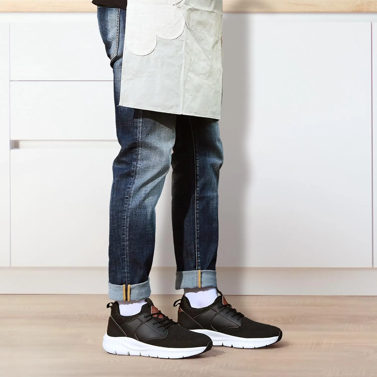 Men's Non Slip Work Shoes Walking Shoes Slip Resistant Restaurant Waterproof Shoes Food Service Chef Kitchen Breathable Sneakers