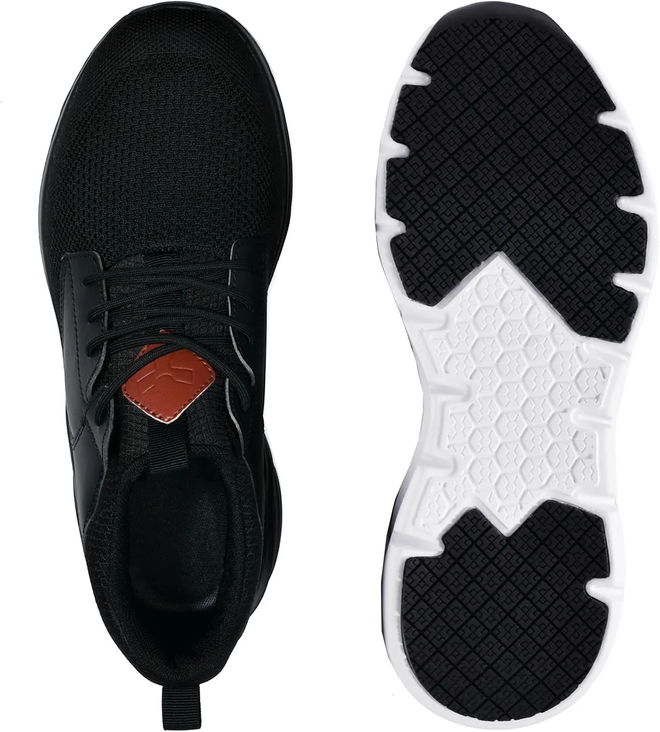 Men's Non Slip Work Shoes Walking Shoes Slip Resistant Restaurant Waterproof Shoes Food Service Chef Kitchen Breathable Sneakers