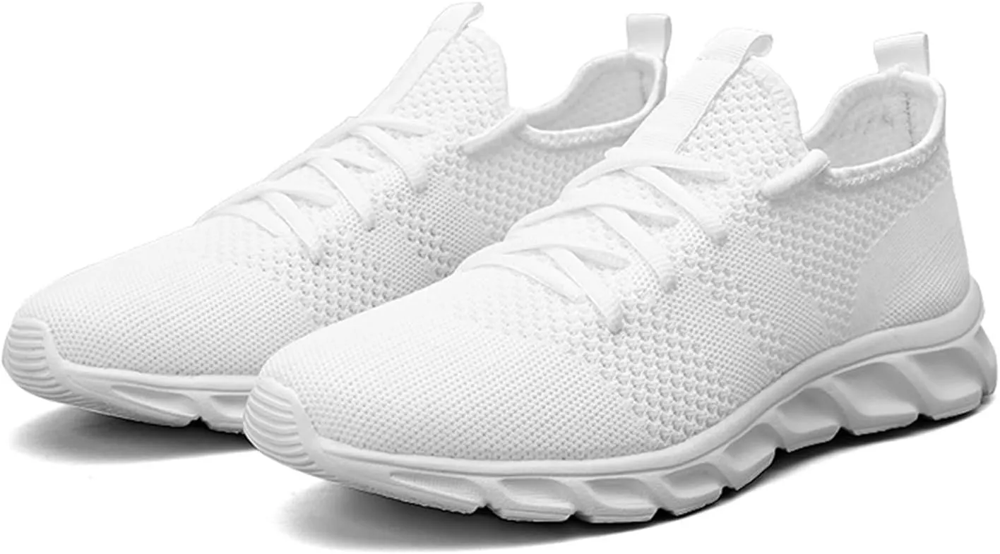 Mens Shoes Mens Sneakers Lightweight Sport Gym Jogging Walking Sneakers Shoe Slip On Comfortable Light Weight Shoes New Walking