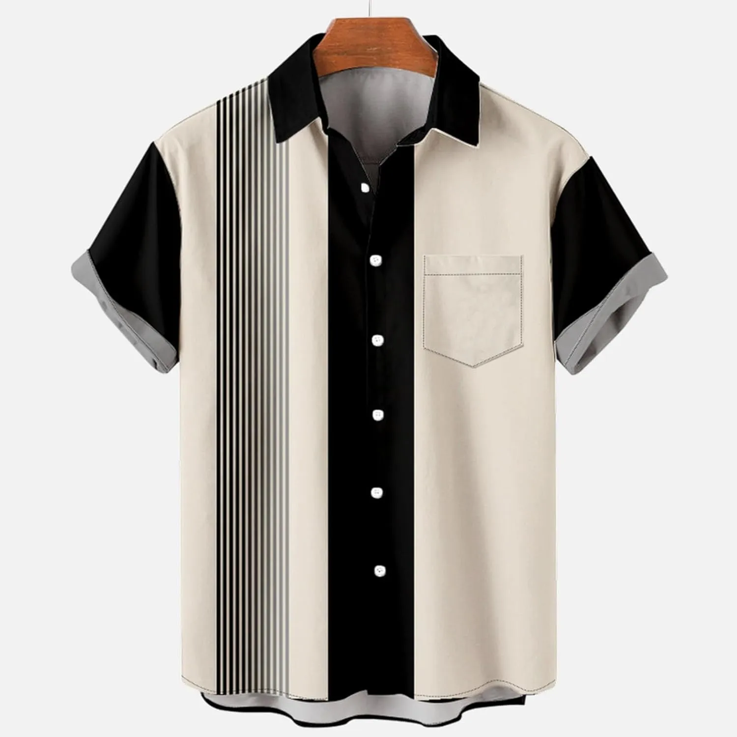 Mens Short Sleeve Button Down Shirt Casual Collared Linen Shirts Vacation Beach Shirts Textured Shirts