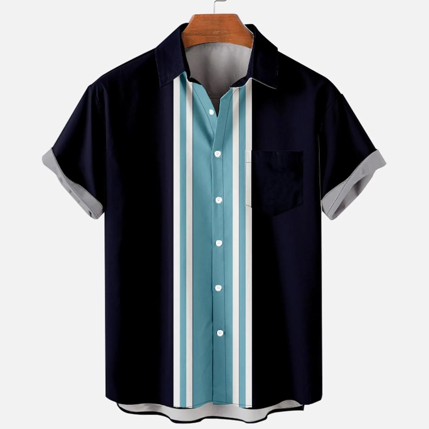 Mens Short Sleeve Button Down Shirt Casual Collared Linen Shirts Vacation Beach Shirts Textured Shirts