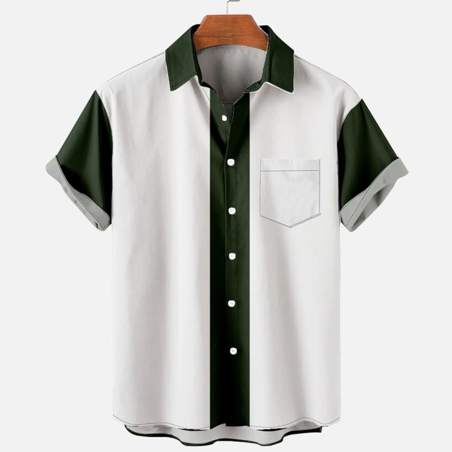 Mens Short Sleeve Button Down Shirt Casual Collared Linen Shirts Vacation Beach Shirts Textured Shirts
