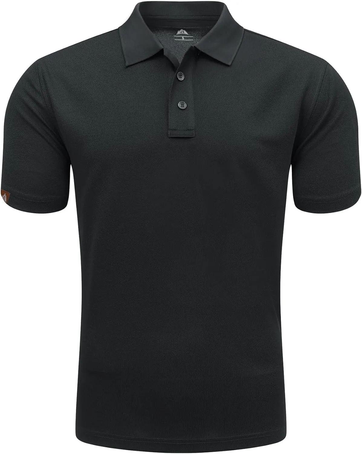 Men's Short Sleeve Polo Shirt Quick-Dry Performance Tactical Golf Shirts Regular-fit Jersey Tennis Shirt