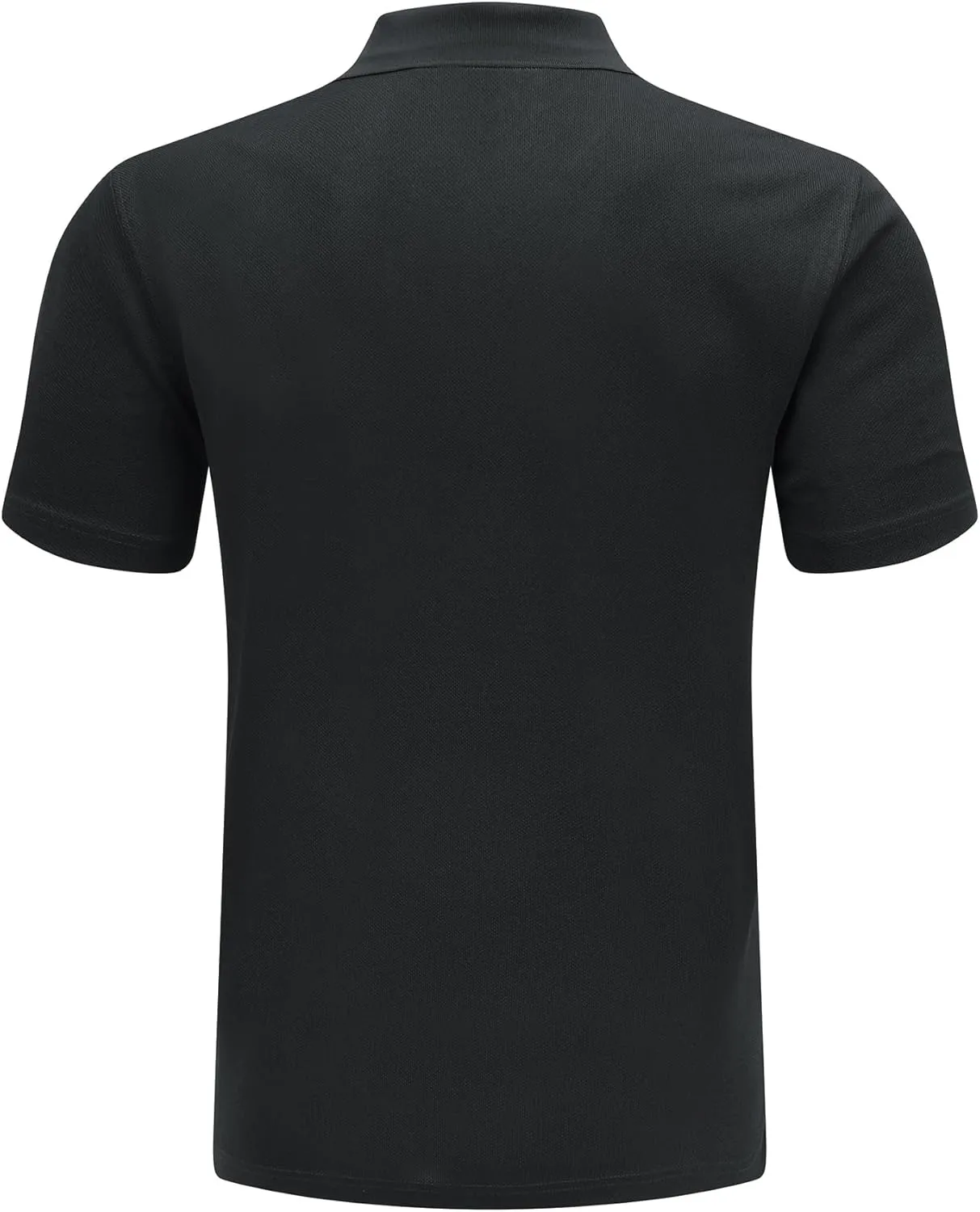 Men's Short Sleeve Polo Shirt Quick-Dry Performance Tactical Golf Shirts Regular-fit Jersey Tennis Shirt