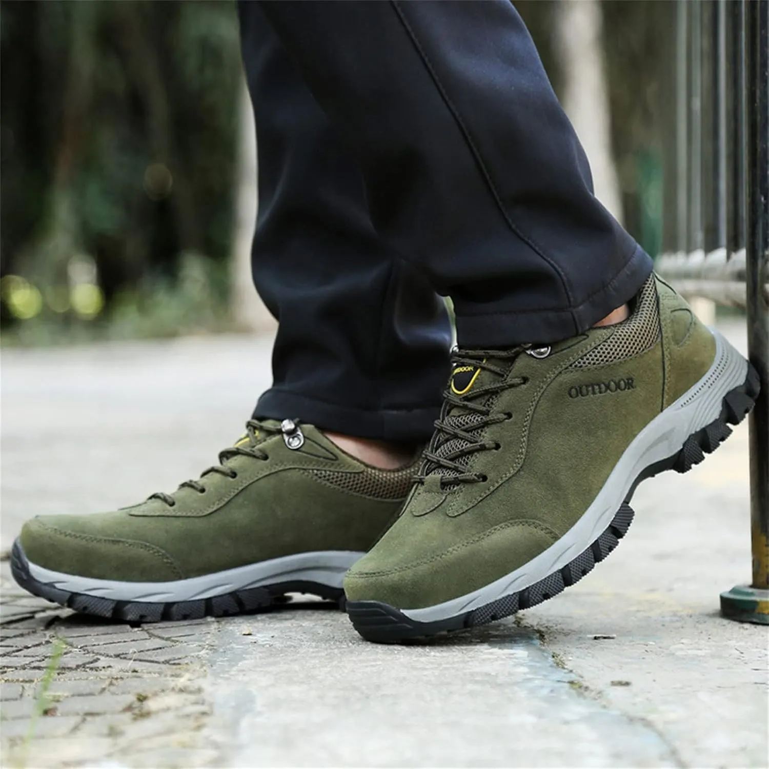 Men's Slip on Walking Running Shoes Outdoor Casual Hiking Sneakers Comfort Non Slip Work Sport Athletic Shoes