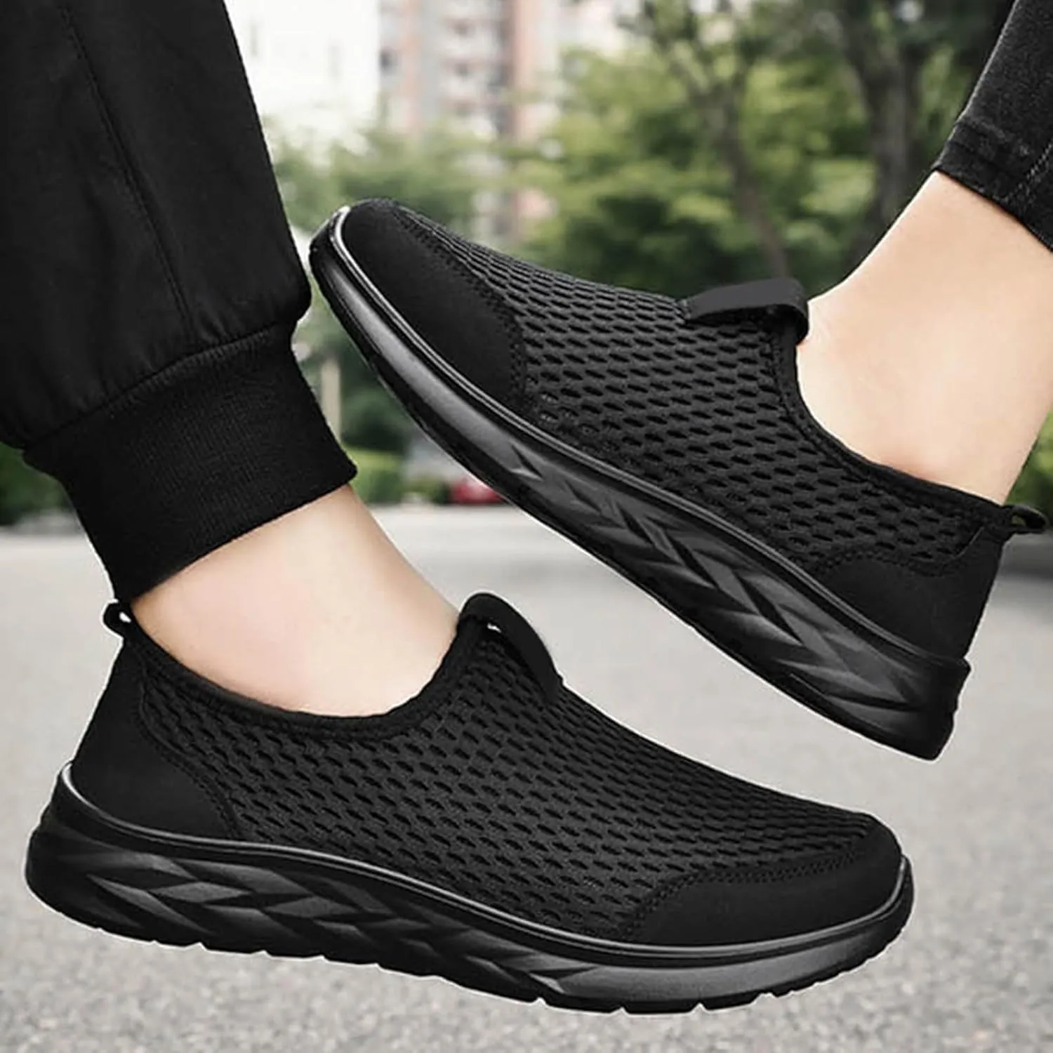 Mens Tennis Shoes Men's Running Shoes Lightweight Breathable Walking Shoes Non Slip Sneakers Mesh Casual Sports Shoes