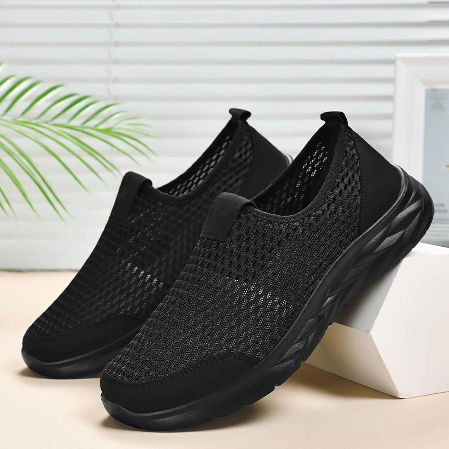 Mens Tennis Shoes Men's Running Shoes Lightweight Breathable Walking Shoes Non Slip Sneakers Mesh Casual Sports Shoes