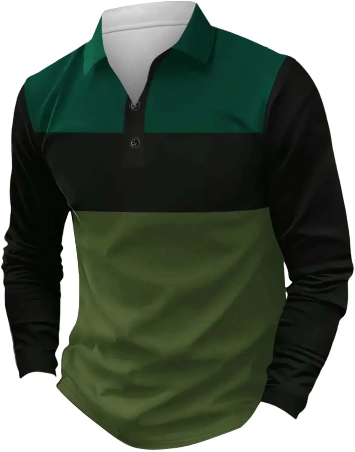 Mens Tops Casual Stylish Men's Business Slim Casual Shirt Long Sleeve Shirt Long Sleeve Tees for Men Men's Quarter