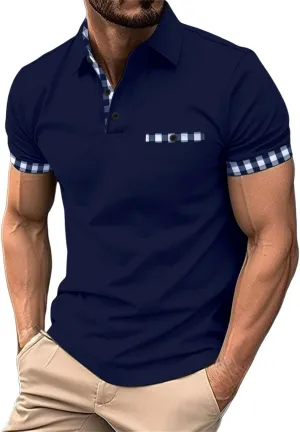 Mens Tops Casual Stylish Men's Business Slim Casual Shirt Long Sleeve Shirt Long Sleeve Tees for Men Men's Quarter
