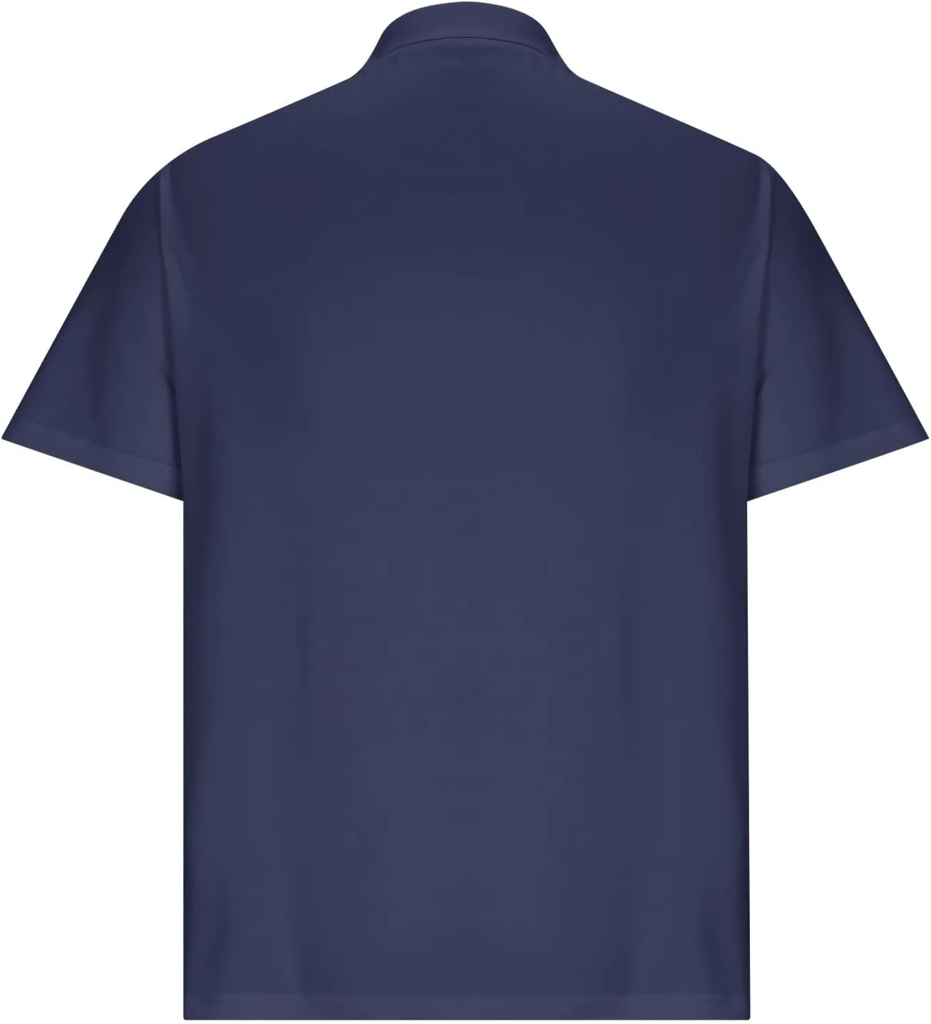 Men's White Golf Shirts, Short Sleeve, Moisture Wicking, Dry Fit, Polo Shirts, Casual Golf Shirts