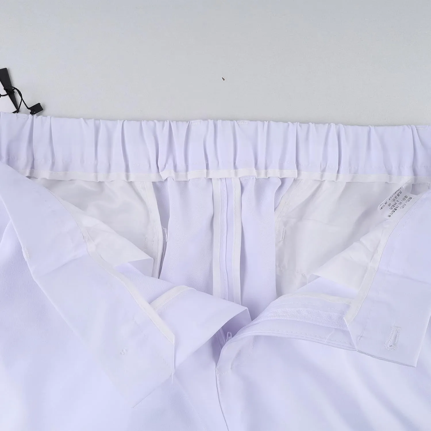Men's Wide Leg Pants High Waist Pleated Relaxed Fit Casual Trousers Dailywear Office Business Work Pants with Pockets
