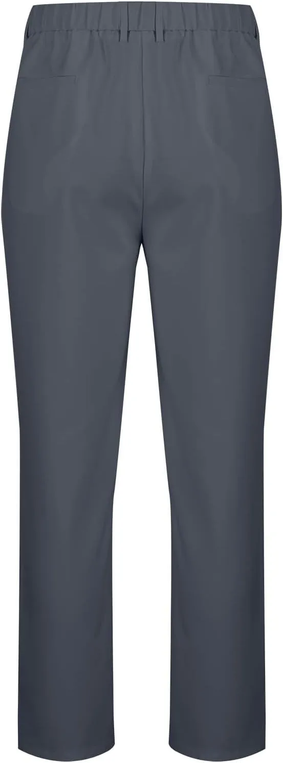 Men's Wide Leg Pants High Waist Pleated Relaxed Fit Casual Trousers Dailywear Office Business Work Pants with Pockets