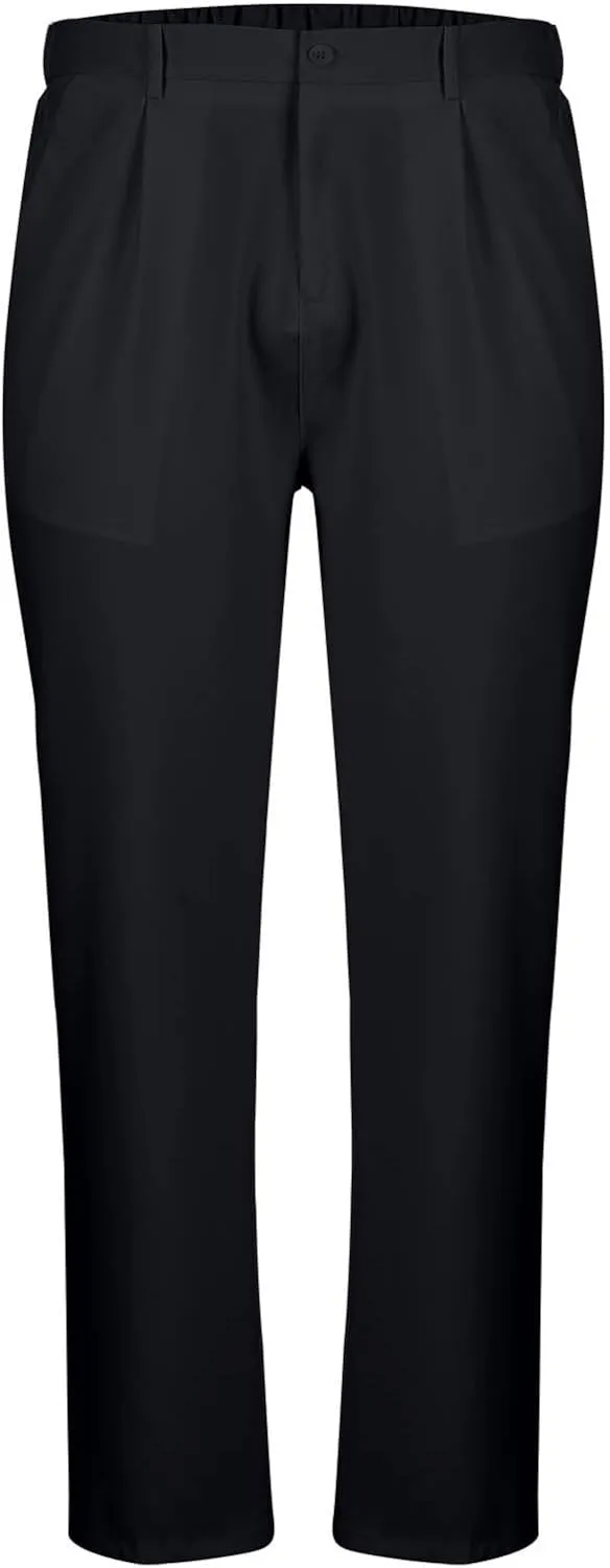 Men's Wide Leg Pants High Waist Pleated Relaxed Fit Casual Trousers Dailywear Office Business Work Pants with Pockets