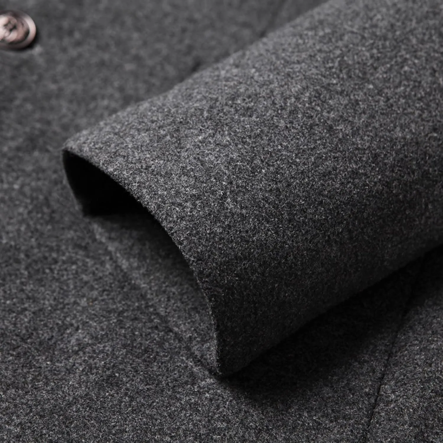 Mens Wool Blend Coat Winter Trench Coats Windbreaker Coat Long Jacket Windbreaker Overcoat Pea Coat Men Trench Coats