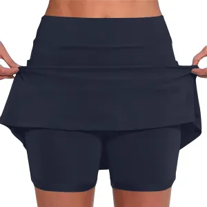 Mini Skorts for Women Dressy Casual Yoga Bodycon Hiking Tennis Skirt Sports Dress A Line Skate Skirts Fitness Clothes