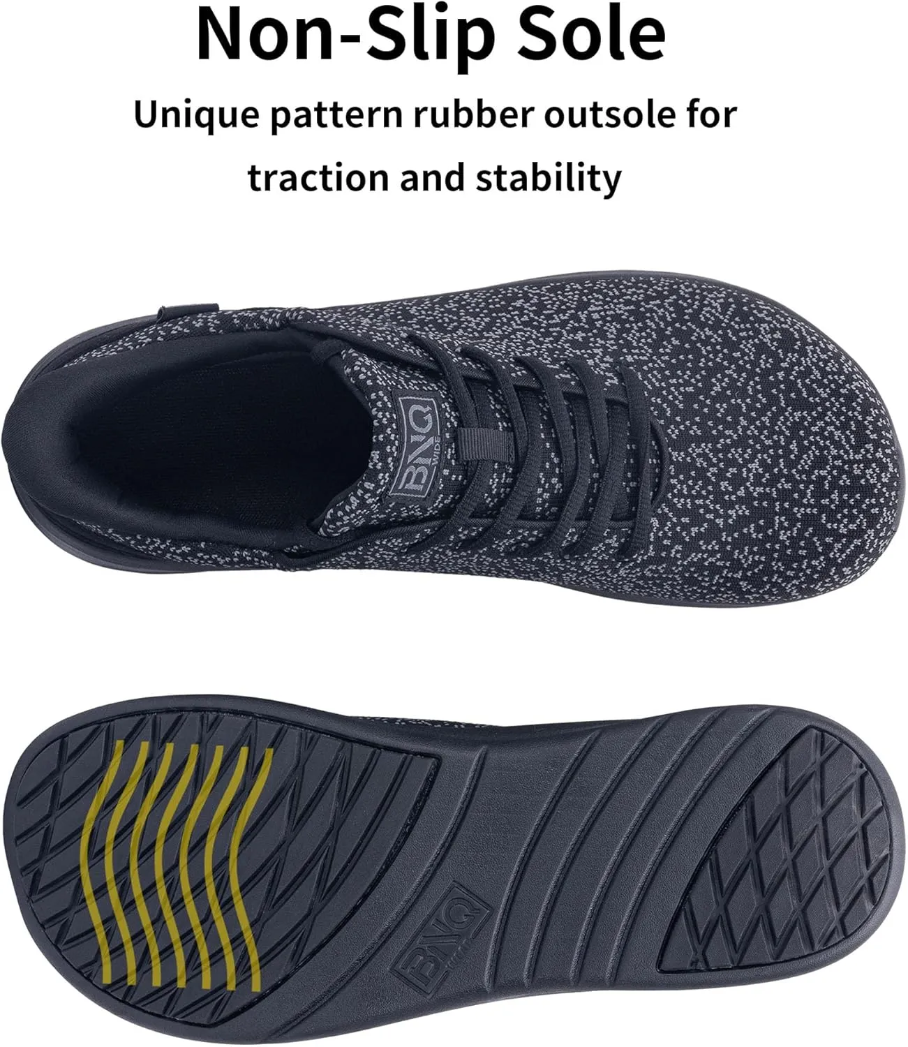 Minimalist Walking Shoes for Men Wide Toe Box Slip On Tennis Summer Shoes Zero Drop Arch Support Comfortable Gym Athletic Workout Fashion Sneakers Size US7-12