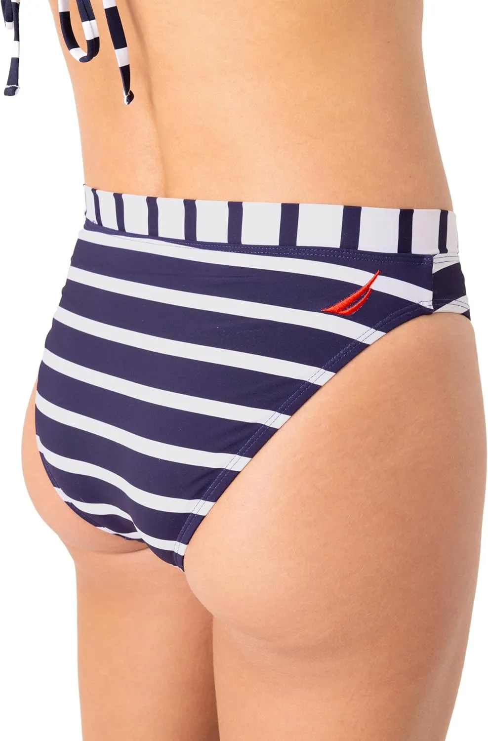 Nautica Bikini Bottoms- Tummy Control Bikini Swimwear, Workout, Volleyball, Yoga, Beachwear Bikini Brief