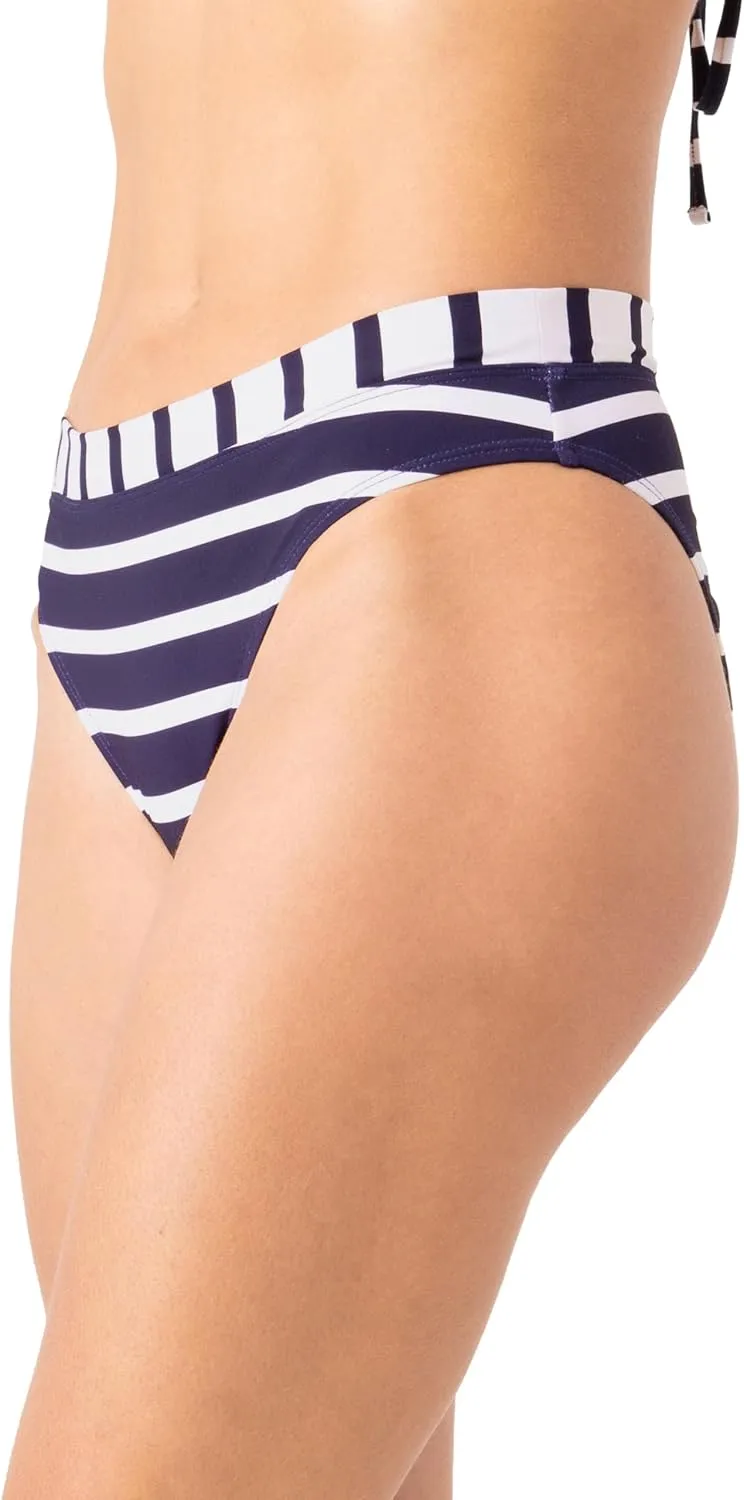 Nautica Bikini Bottoms- Tummy Control Bikini Swimwear, Workout, Volleyball, Yoga, Beachwear Bikini Brief