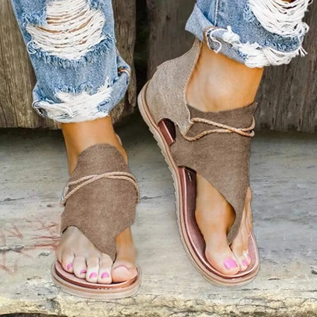 Orthopedic Sandals for Women Dressy Summer Comfortable Open Toe Flat Thong Sandals for Women Walking Sandals Women