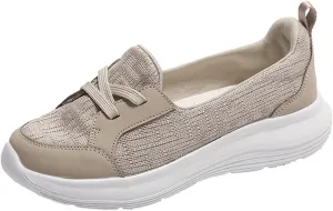 Orthopedic Shoes for Women Breathable Soft Casual Arch Support Non-Slip Shoes Summer Comfy Low Top Walking Sneakers