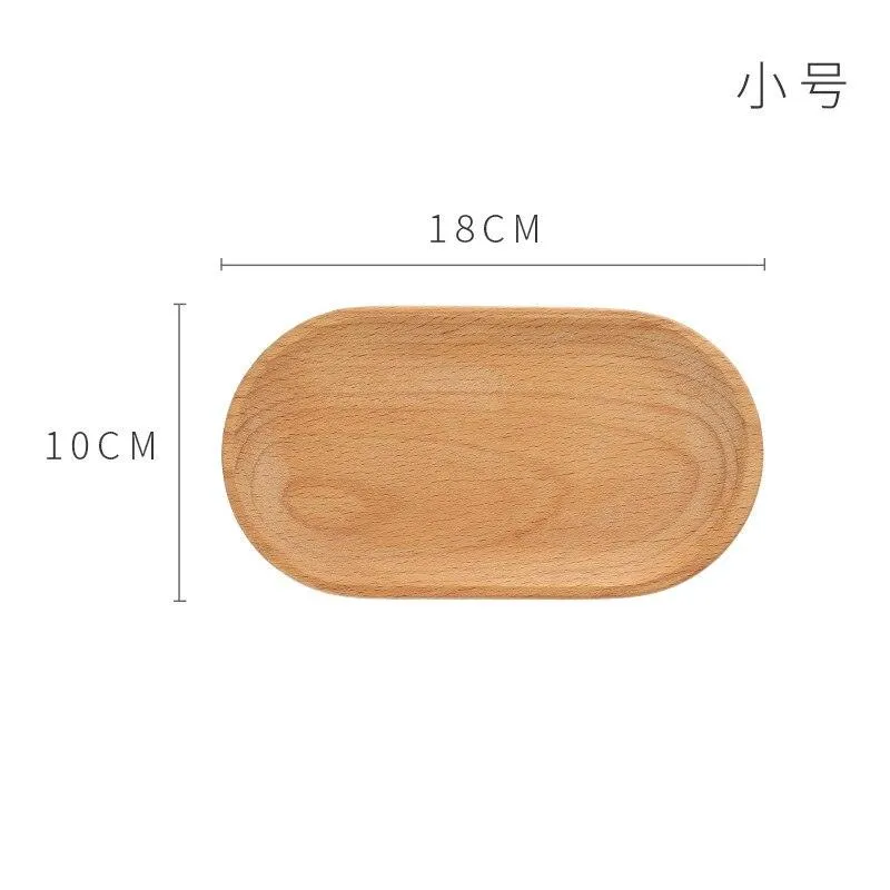 Oval Shaped Wooden Serving Platter