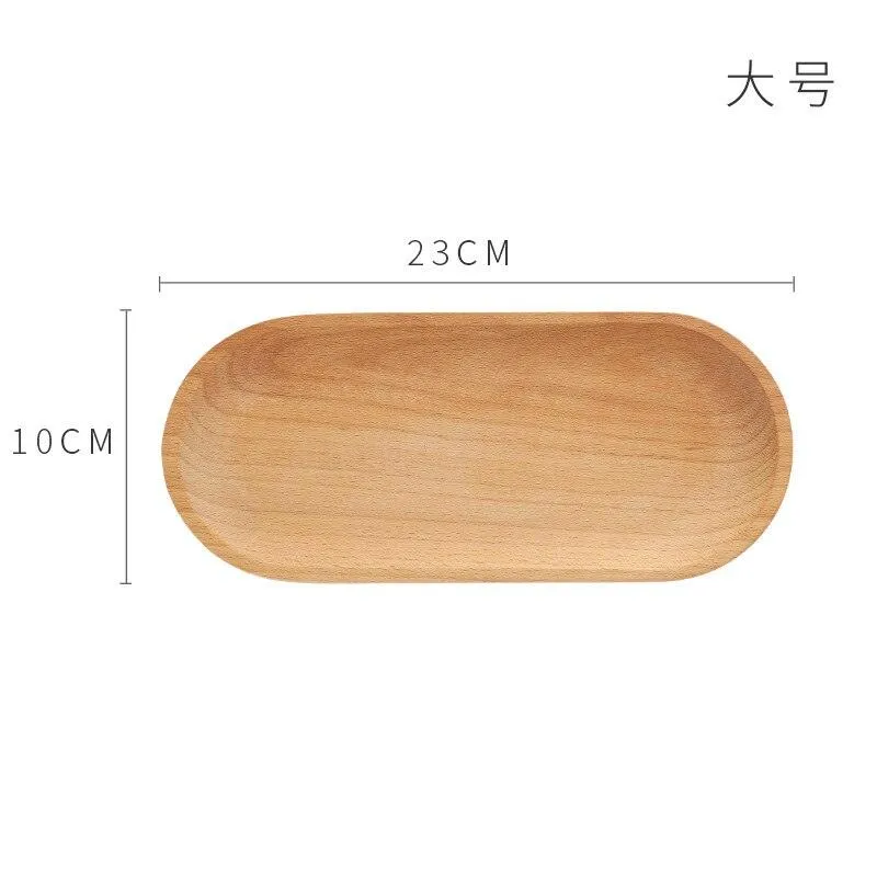 Oval Shaped Wooden Serving Platter