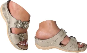 peqiut Platform Sandals Women Summer Comfortable Lightweight Breathable Orthopedic Sandals Women Dressy Womens Sandals 2024