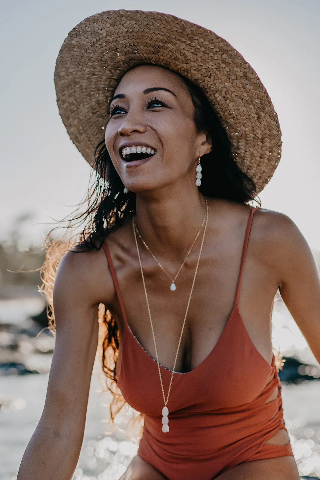 Pkake Bar Lariat Necklace