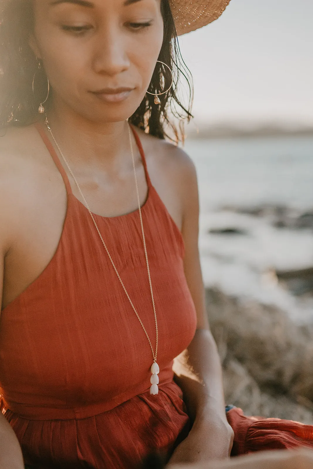 Pkake Bar Lariat Necklace