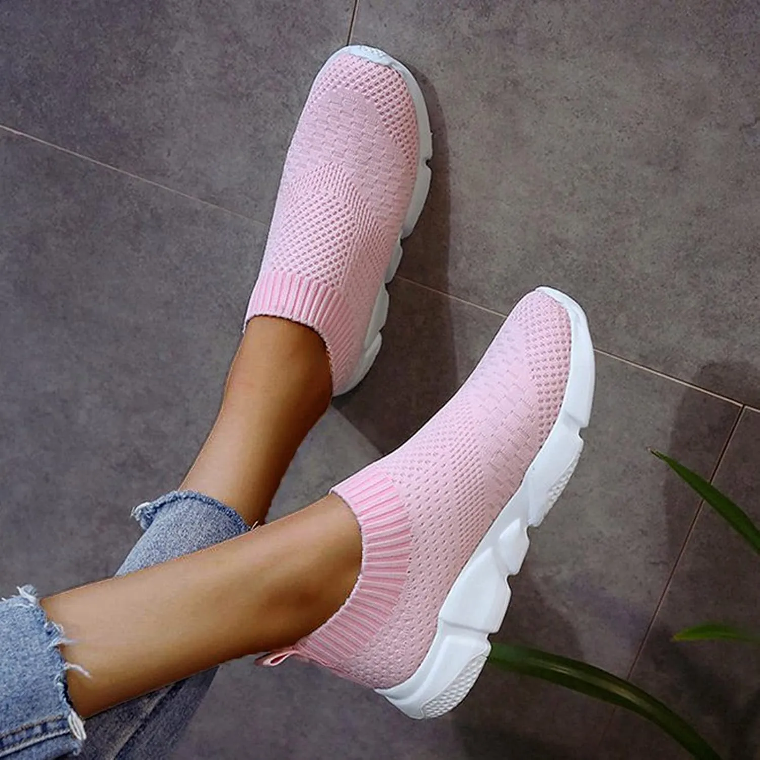 Plantar Fasciitis Shoes Women Flats Zapatos De Ejercicios para Mujer Gym Womens Athletic Shoes Size 8.5 Wide Womens Tennis Shoes Size 6.5 Wide Women's Athletic Shoes White