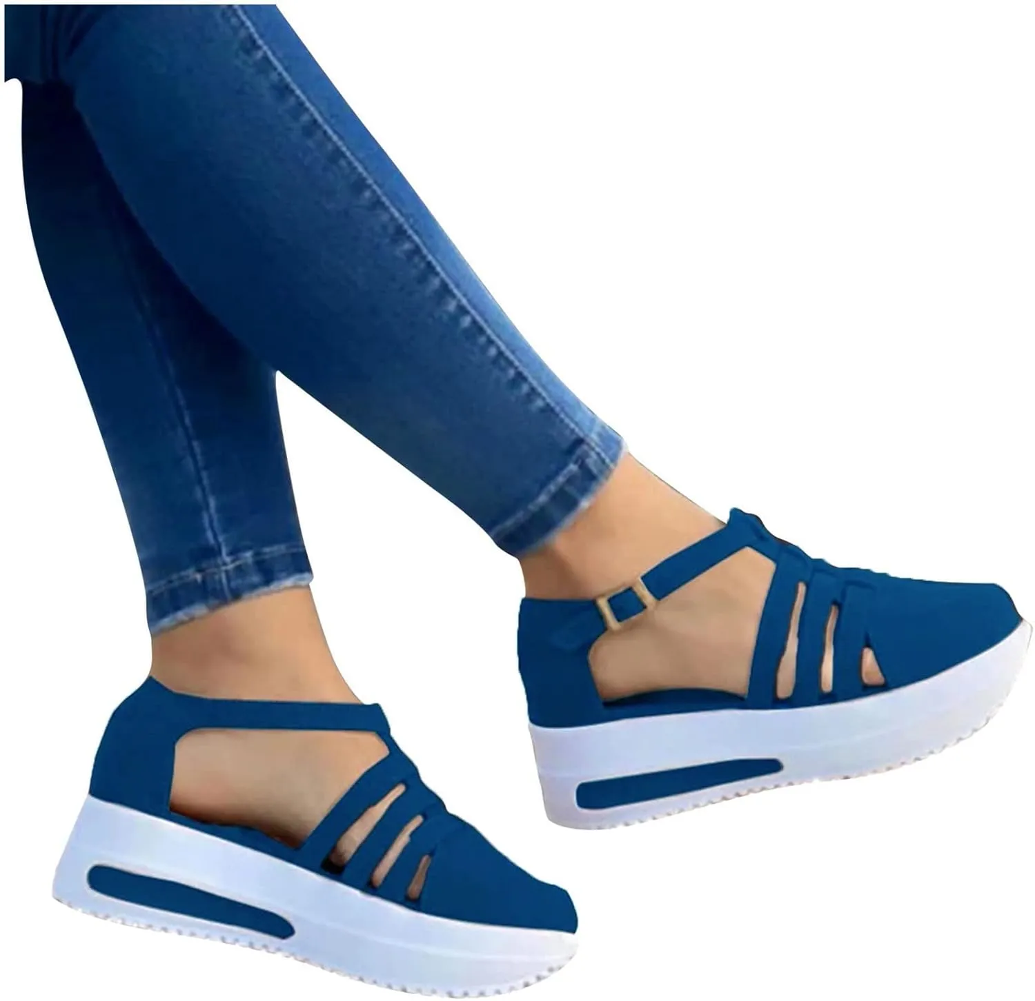 Platform Cusual Fashion Shoes Ladies Strap Solid Women's Sandals Water Shoe Bridal Sandals for Women Wide Width
