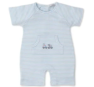 Playsuit rayas skateboarding pups
