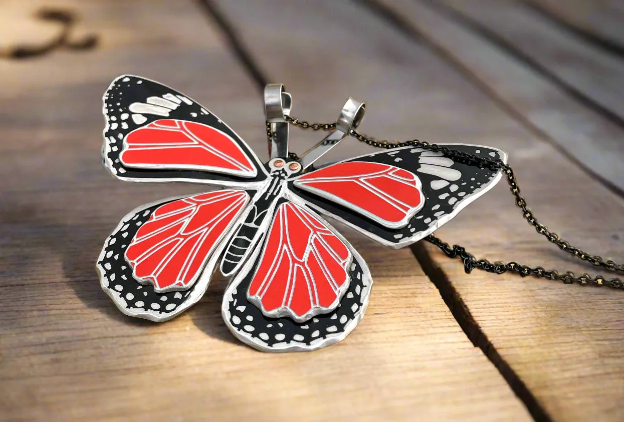 Porsche Butterfly Necklaces