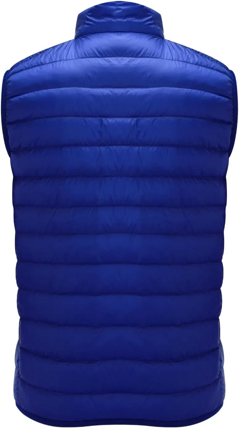 QWENTMTNTY Mens Puffer Vest Winter Lightweight Packable Padded Down Vests Outerwear Classic Warm Travel Outdoor Vest Jackets