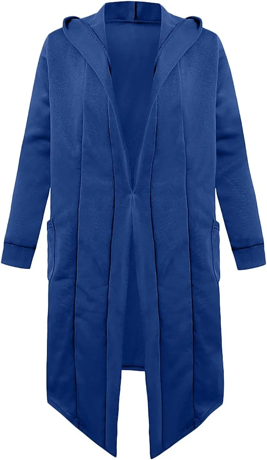 RTRDE Men's Trench & Rain Coats Slim Fit Hoodie Lightweight Coat Casual Long Jacket Cloak Hooded Cape Coats, XL-3XL