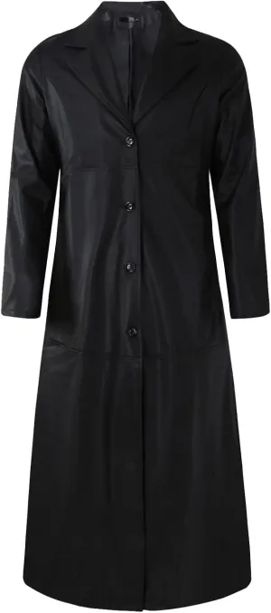 RTRDE Men's Winter Coats Trench Notched Collar Long Jacket Overcoat Double Breasted Pea Wih Pockets Coats, M-5XL