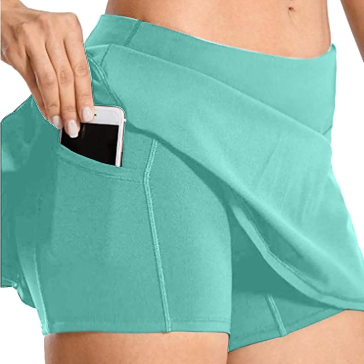 Running Women Shorts Tennis Plus Fold Sports Skrit Pants Fashion Size Skirt Womens Pencil Skirt