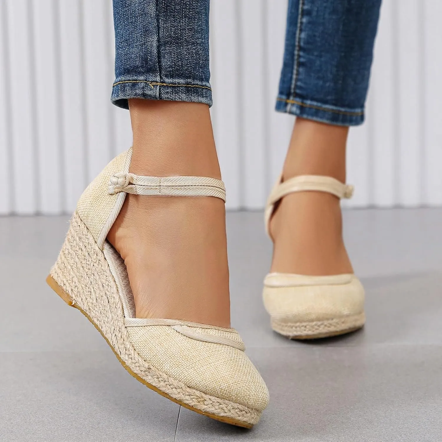 Sandals for Women Wedge Shoes: Summer Womens Platform Flip Flops Comfortable Casual Dressy Sandal Shoes Orthopedic with Arch Support Walking Fashion Open Toe Slip on Wedges Orthotic Slides