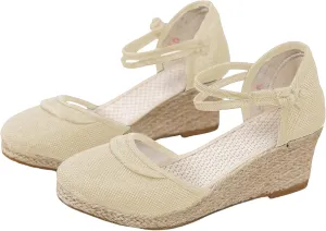 Sandals for Women Wedge Shoes: Summer Womens Platform Flip Flops Comfortable Casual Dressy Sandal Shoes Orthopedic with Arch Support Walking Fashion Open Toe Slip on Wedges Orthotic Slides