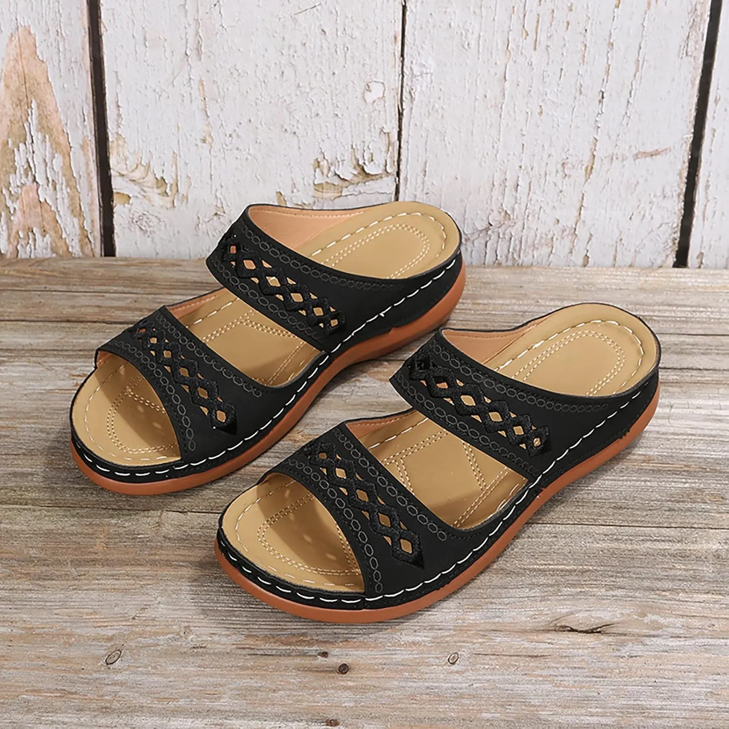 Sandals Wedge for Women Orthopedic Sandals for Women Soft Summer Shoes for Womens 2025 Womens Sandal Comfortable